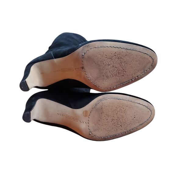 Vince Camuto Armaceli Over The Knee Heeled Boot Suede Black Verona Size 36 US 6 - Picture 7 of 11